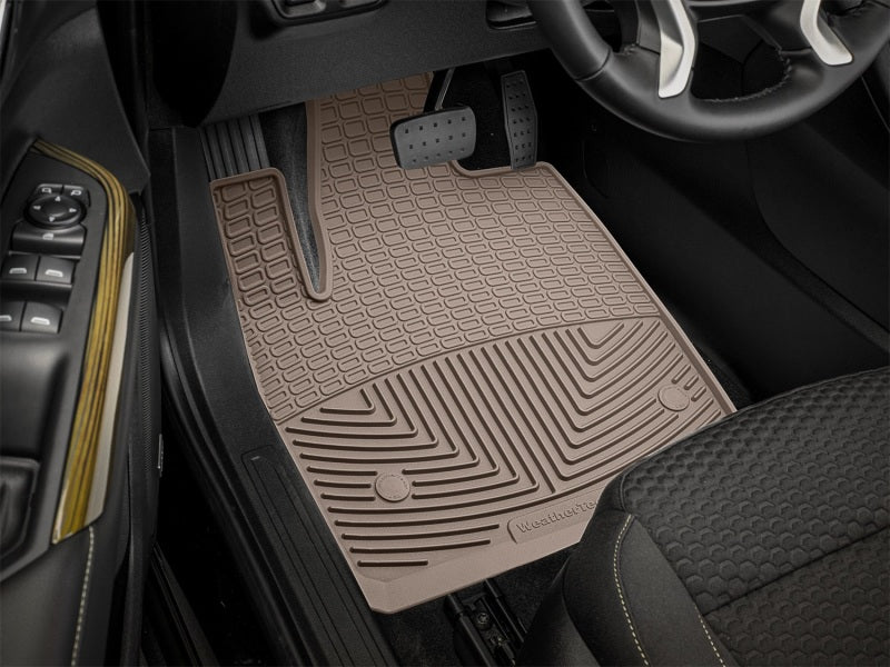WeatherTech 2017+ GMC Acadia/Acadia Denali Front Rubber Mats - Tan Secondary image