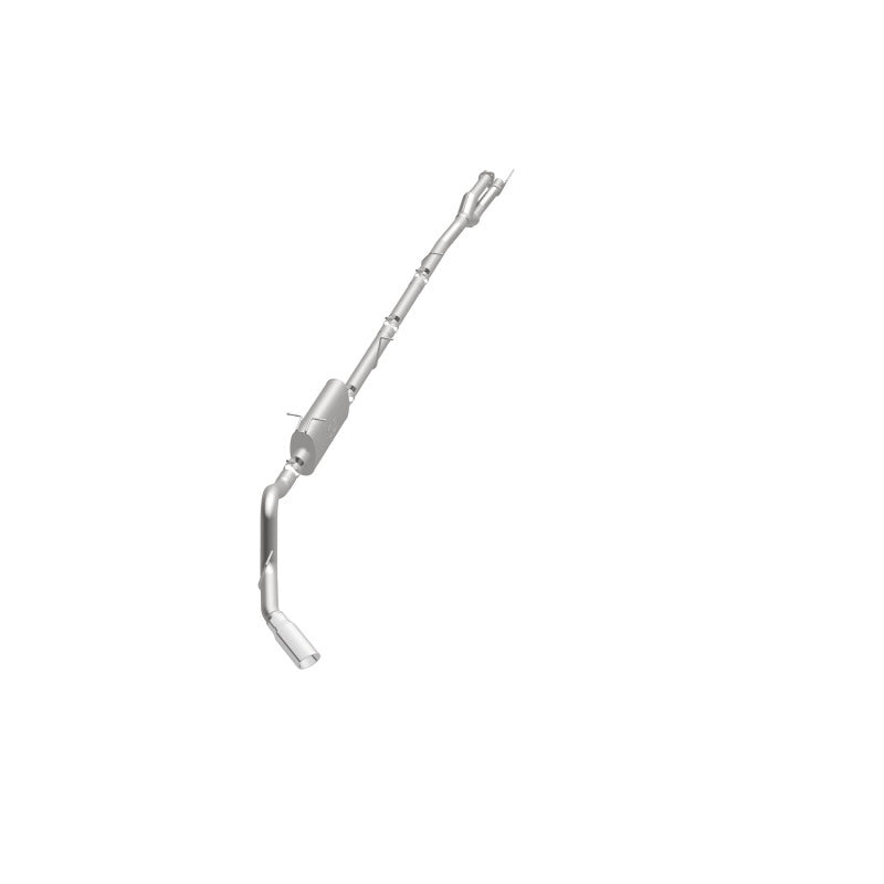 MagnaFlow Sys C/B 11-15 Ford Super Duty F250 6.2L EC CC, SS 3.5in Single Rear Pass Side Ext 5in Tip exhaust system