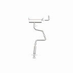 MagnaFlow BRE Exhaust Kit 08-12 Aura G6 Malibu 2.4L image showing direct-fit design with precision mandrel bent pipes.
