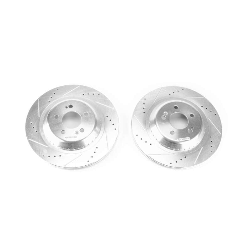 Power Stop 2017 Mercedes-Benz Maybach S550 Rear Evolution Drilled & Slotted Rotors - Pair Secondary image