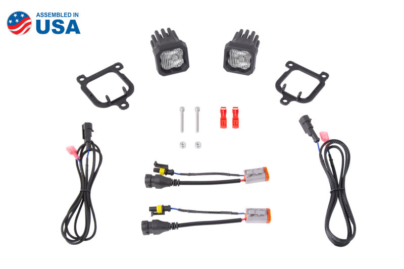 Diode Dynamics SSC1 Type FBS LED Fog Light Kit - Yellow SAE Fog Secondary image