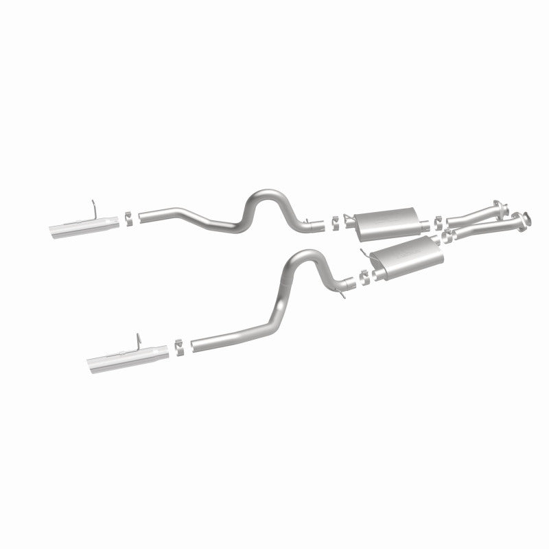 MagnaFlow Sys C/B Ford Mustang 5.0L 87-93 Lx exhaust parts layout