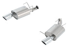 Borla 13-14 Mustang GT/Boss 302 5.0L V8 RWD Single Split Rr Exit S-Type Exhaust (rear section only) exhaust tips image