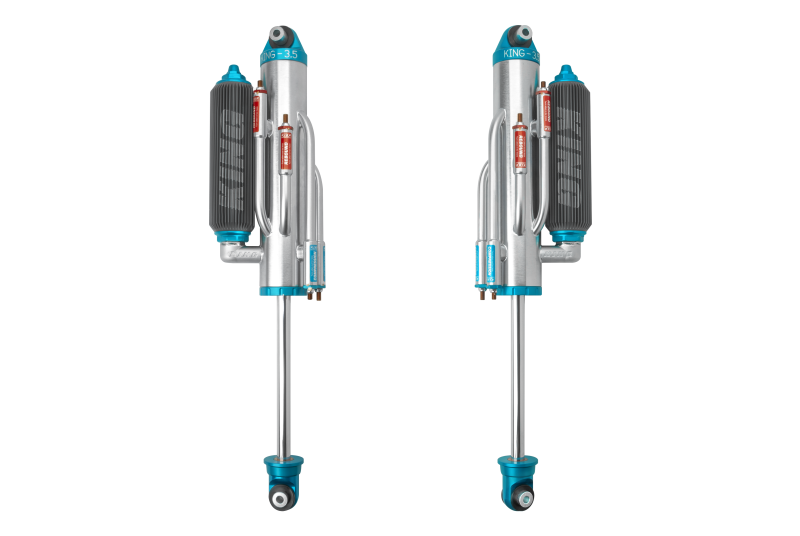 King Shocks 2021+ RAM 1500 TRX Rear 3.5 Dia Full Adjustable 4 Tube Bypass w/ Finned Res Shock (Pair) for offroad performance upgrades Main image
