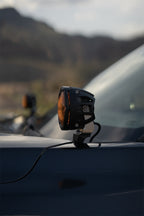 Rigid Industries 360-Series 4in Fog w/ Amber PRO Lens - White (Pair) for offroad lighting and electrical