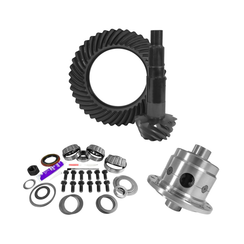 Yukon Gear 11.25in Dana 80 Thin 3.73 Rear Ring & Pinion Install Kit 35 Spline Positraction 4.125in Secondary image