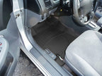 WeatherTech 01-05 Honda Civic Front FloorLiner - Black in car