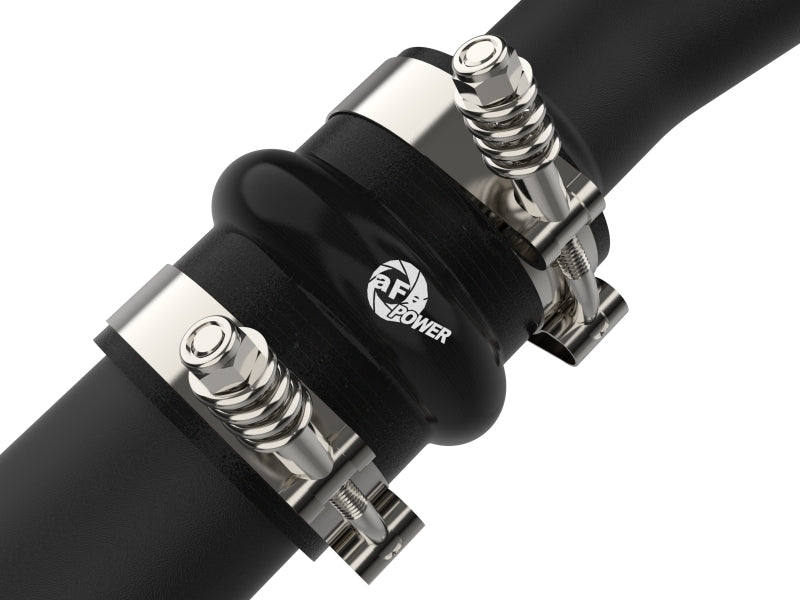 aFe Bladerunner Intercooler Hot Charge Pipe Black 2-2.5in 2021+ Ford F-150 V6-2.7L (tt) Secondary image