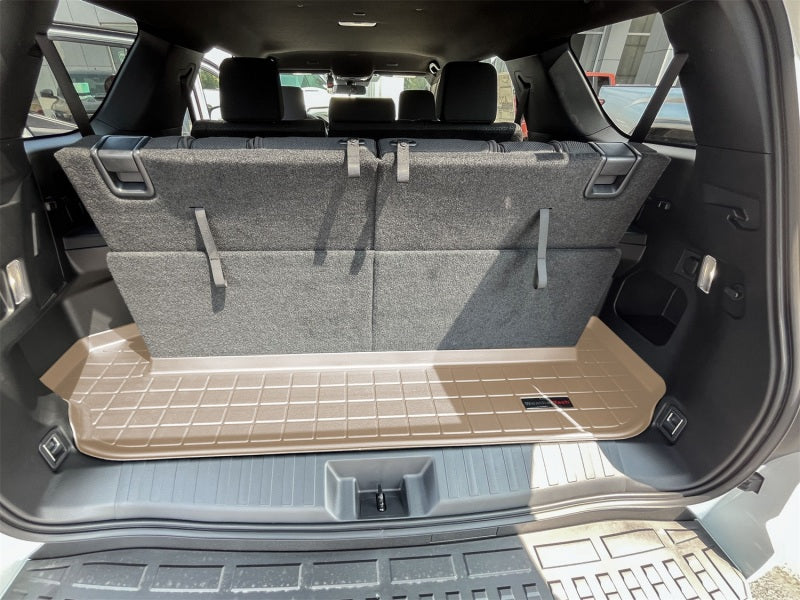 WeatherTech 25-26 Toyota 4Runner Behind 2nd Row Cargo Liners - Tan Secondary image