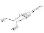 Borla 15-16 Dodge Charger 3.6L V6 S-Type Cat Back Exhaust (Uses Factory Valence) parts layout