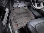 WeatherTech 2017 Ford Super Duty (Super Cab / Crew Cab) Front FloorLiners - Cocoa in vehicle interior