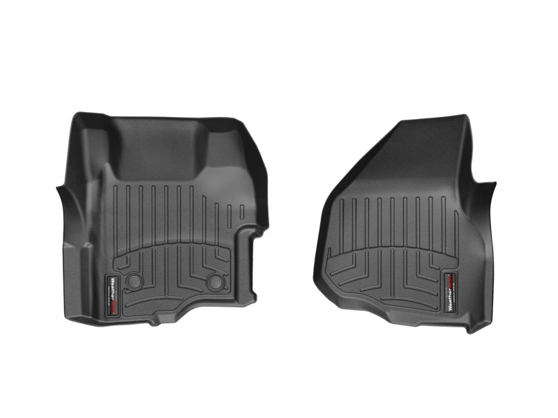 WeatherTech 11+ Ford F250/F350/F450/F550 Front FloorLiner - Black Secondary image