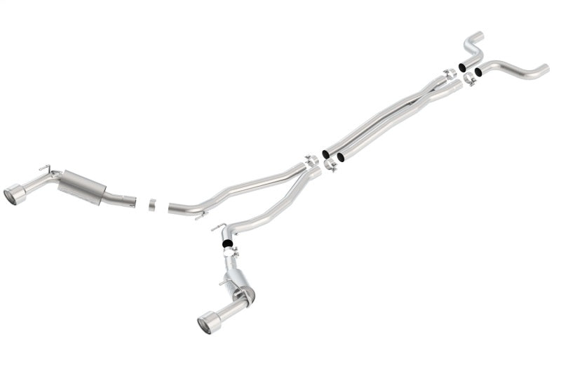 Borla 14-15 Chevy Camaro SS 6.2L V8 Single Split Rear Exit S-Type Catback Exhaust Secondary image