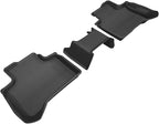 3D MAXpider 2018-2020 BMW X3 (G01)/X4 (G02) Kagu 2nd Row Floormats - Black for all-weather protection