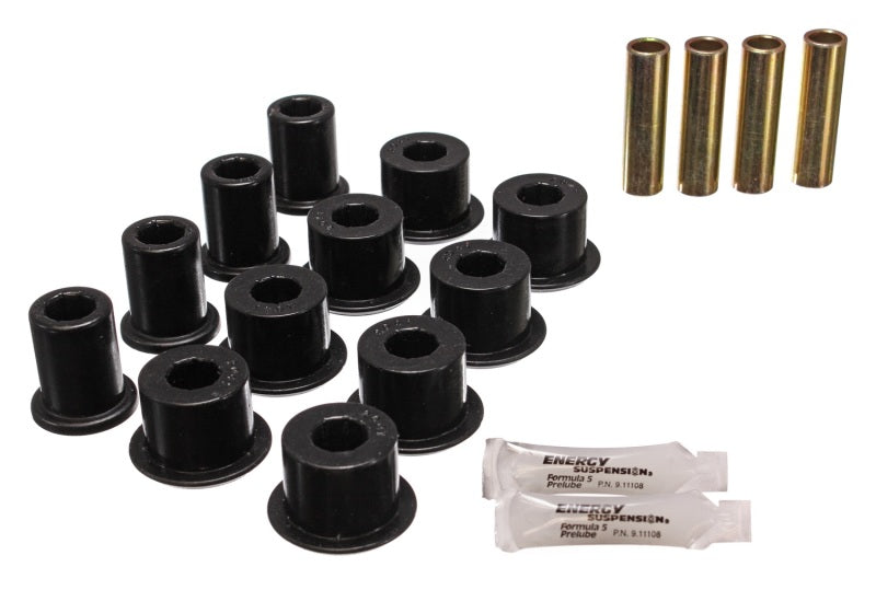 Energy Suspension 95-97 Toyota Tacoma / 89 4Runner / 89-95 Pick Up Black Rear Leaf Spring Shackle Bu components for performance upgrades.