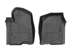 WeatherTech 2019+ Chevrolet Silverado 1500 Crew Cab Front FloorLiner - Black for offroad protection