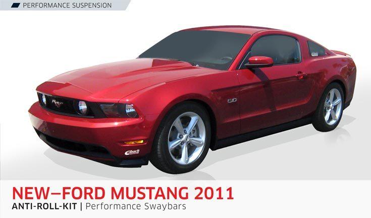 Eibach 36mm Front and 25mm Rear Anti-Roll Kit for 11-13 Ford Shelby GT500/11-14 Mustang on a new Ford Mustang 2011. Main image