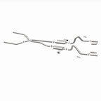 MagnaFlow SYS C/B 67-70 Mustang 2.50inch w/Tru-X exhaust system parts
