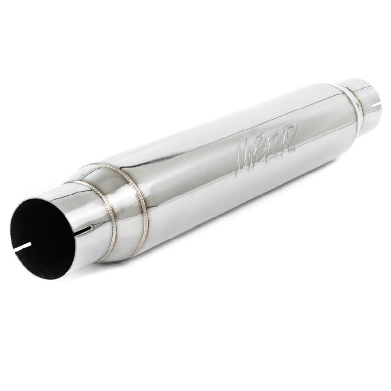MBRP Universal Resonator 3in Inlet /Outlet 22in Body 26in Overall T304 Secondary image
