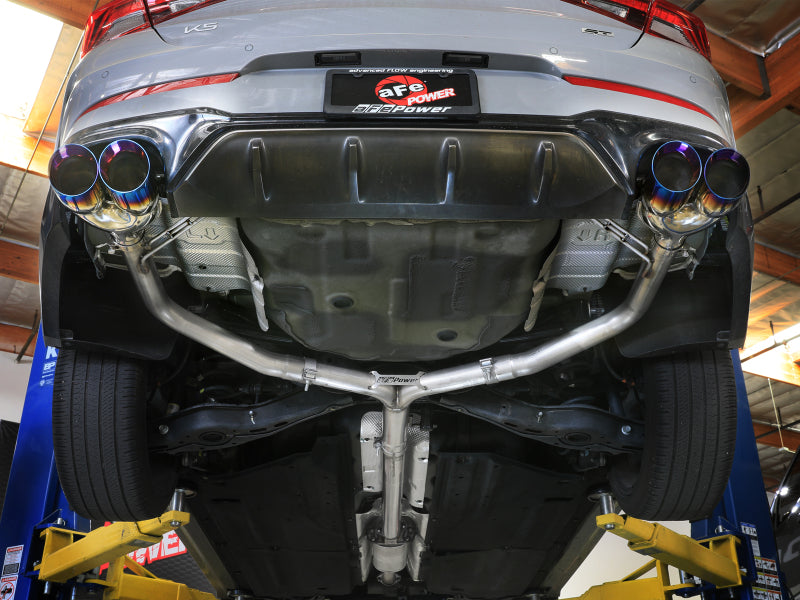 aFe Takeda 21-24 Kia K5 GT L4-2.5L (t) SS Axle-Back Exhaust System w/ Blue Flame Tips Secondary image