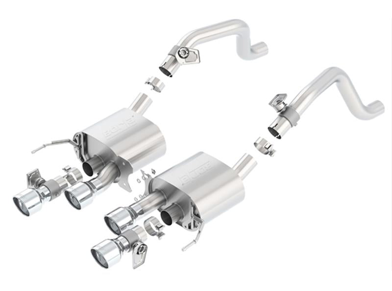 Borla 2014 Chevrolet Corvette C7 6.2L 8cyl S Type Exhaust w/ NPP Dual Mode (rear section only) Secondary image