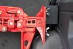 Fishbone Offroad 84-01 Jeep Cherokee XJ Rear Seat Hi-Lift Jack Mount close-up