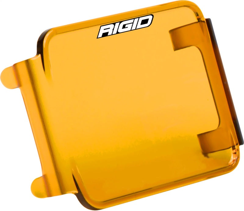 Rigid Industries Protective Polycarbonate Cover - Dually/D2 - Yellow for offroad lighting and electrical.