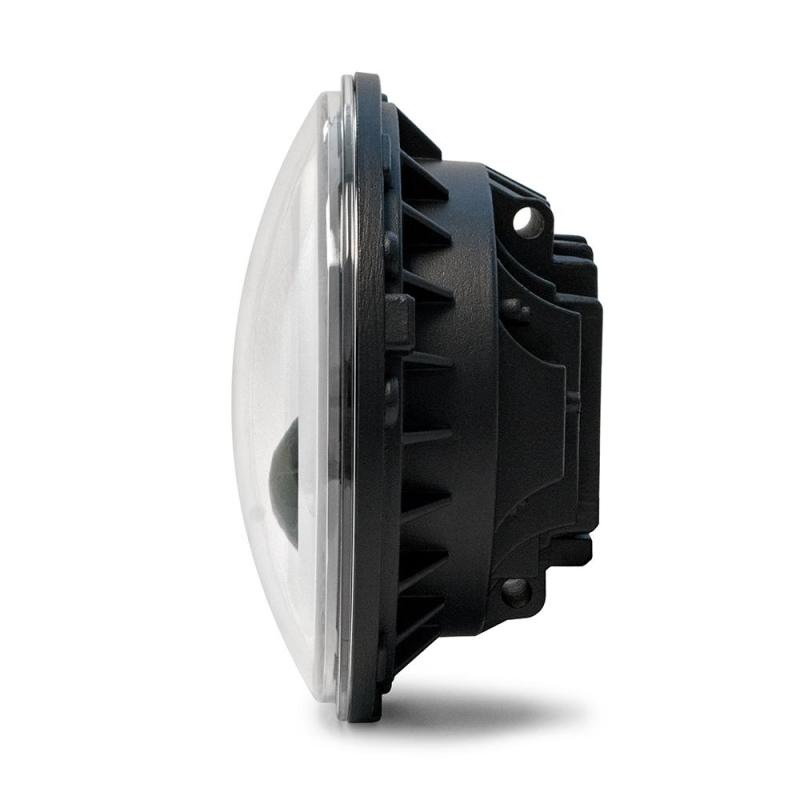 DV8 Offroad 07-18 Jeep Wrangler JK LED Projector Headlights side view