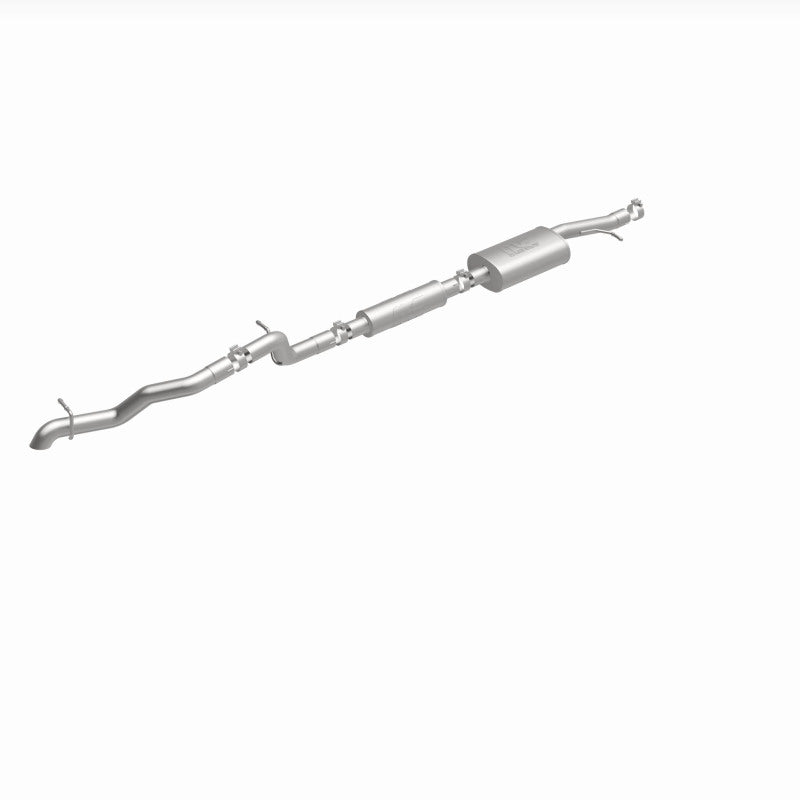 MagnaFlow 12-18 Jeep Wrangler 2.5in Overland Series Cat-Back Exhaust for offroad performance upgrades.
