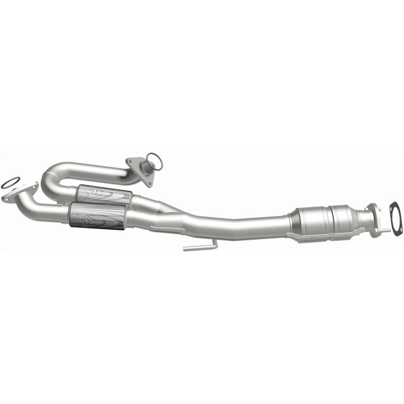 Magnaflow Conv DF 2011-2014 Maxima 3.5 L Underbody exhaust system for offroad performance upgrades.