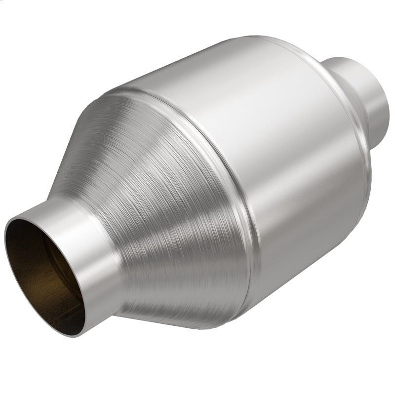 MagnaFlow Conv Univ 2.5in Inlet/Outlet Center/Center Round 3in Body L x 5in W x 8.75in Overall L Main image