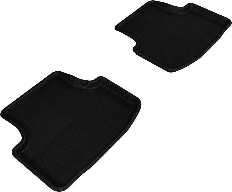 3D MAXpider 2015-2018 Volkswagen Golf Kagu 2nd Row Floormats - Black Secondary image