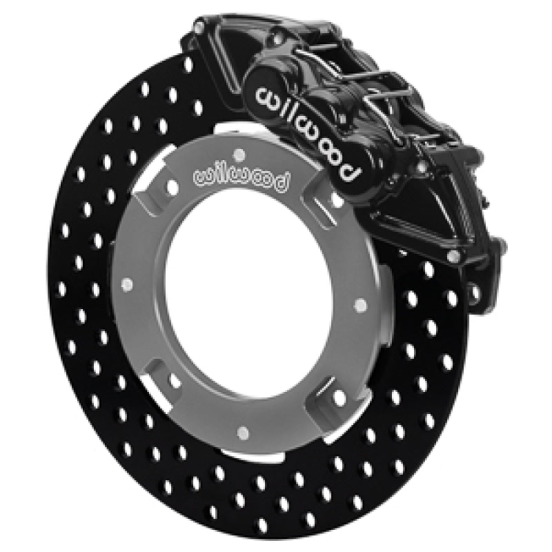 Wilwood 17-21 Can-Am X3RS Black 6-Piston Front Kit 11.25in - Drilled Rotors Secondary image