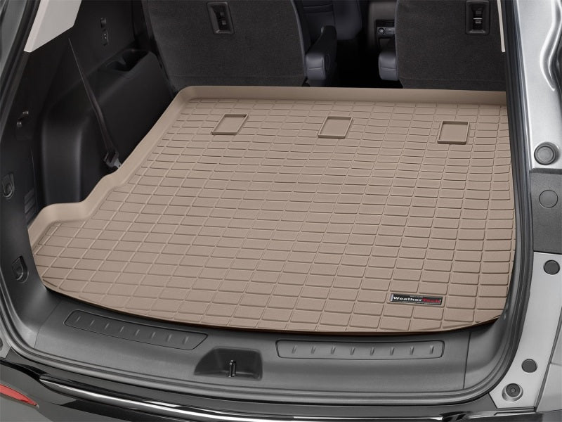 WeatherTech 2018+ Buick Enclave Cargo Liners - Tan (Behind 2nd Seat) Secondary image