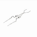 MagnaFlow Sys C/B 64-66 Ford Mustang 2.5inch exhaust system