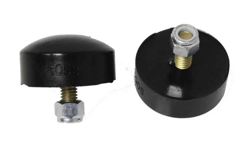 Energy Suspension Black 1 inch Tall Button head Bump Stop Set (2 per set) for offroad performance upgrades.