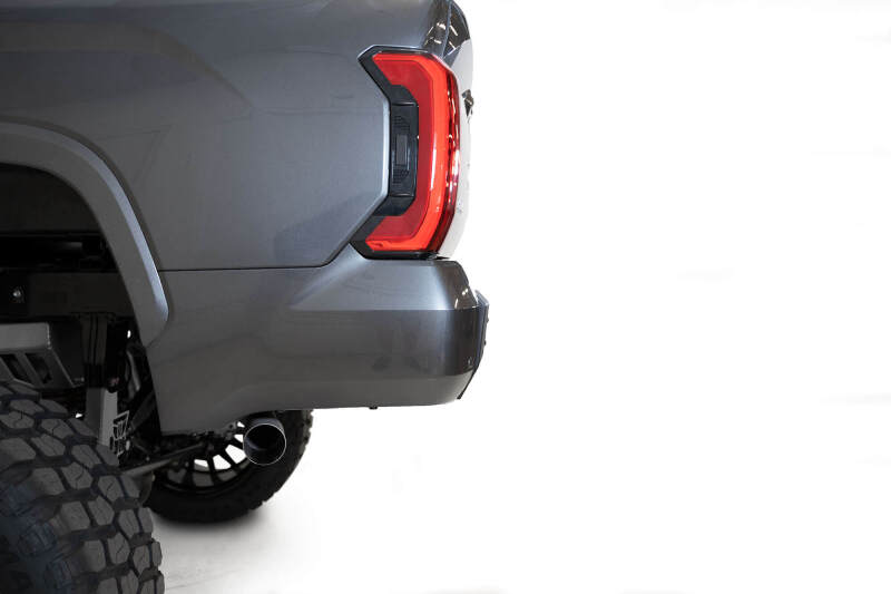 Addictive Desert Designs 22-23 Toyota Tundra Stealth Fighter Winch Rear Bumper close-up view, offroad truck accessories online.