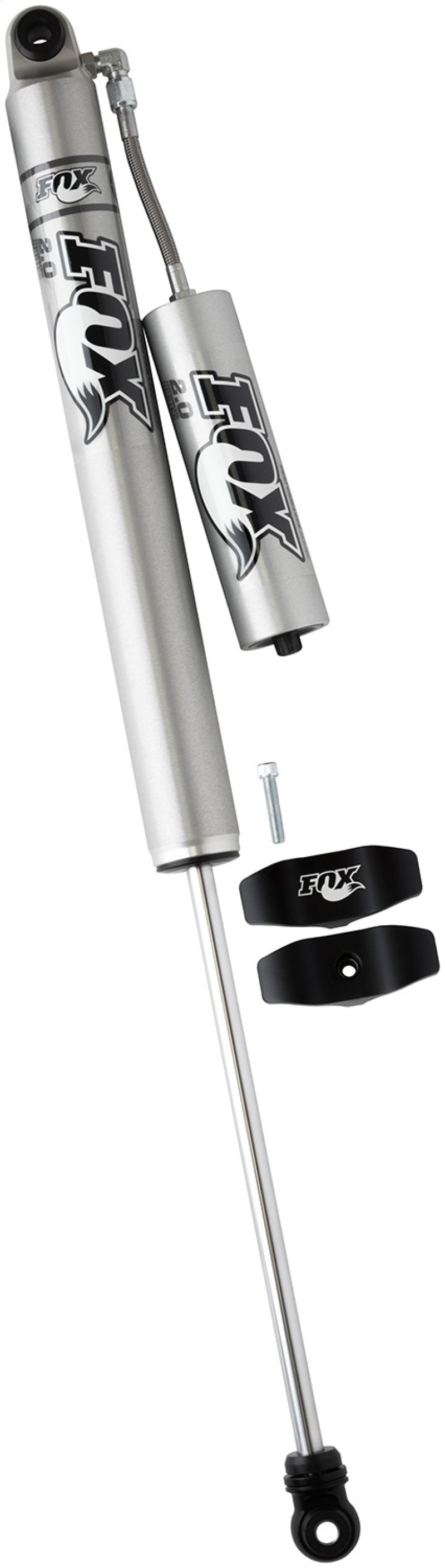 Fox 05+ Ford SD 2.0 Performance Series 14.1in. Smooth Body Remote Reservoir Rear Shock / 4-6in. Lift for offroad performance upgrades.