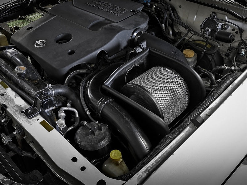aFe Magnum FORCE Stage-2 Pro DRY S Cold Air Intake System 01-16 Nissan Patrol (Y61) I6 4.8L Secondary image