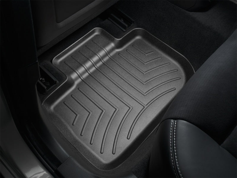 WeatherTech 11+ Dodge Charger Rear FloorLiner - Black in vehicle