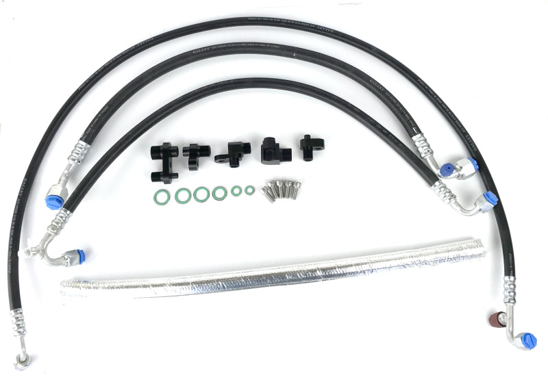 Fleece Performance 13-16 Dodge 6.7L Cummins 2nd Gen Swap Kit A/C Line Reroute Kit Secondary image