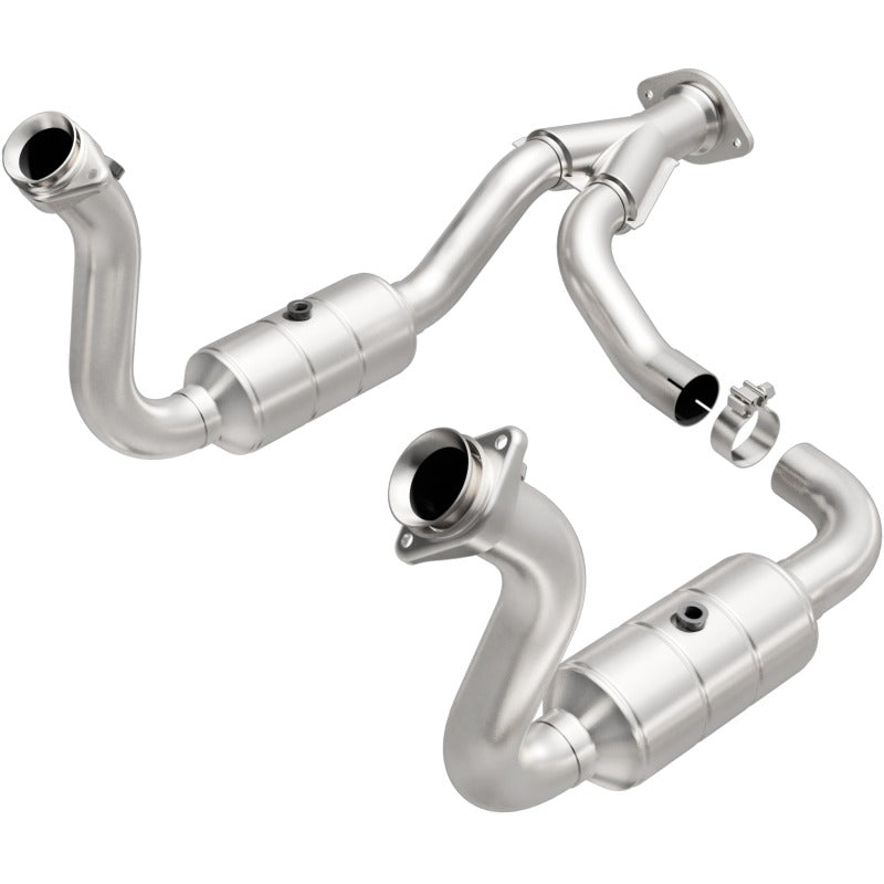 MagnaFlow DF Cat Conv 08-10 Ford F-250/F-250 SD/F-350/F-350 SD 5.4L/6.8L/F-450 SD 6.8L Y-Pipe Assy Secondary image
