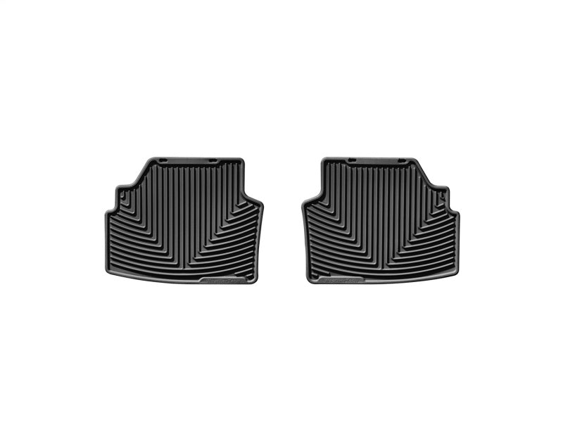 WeatherTech 06-12 BMW 3-Series Coupe Rear Rubber Mats - Black Main image