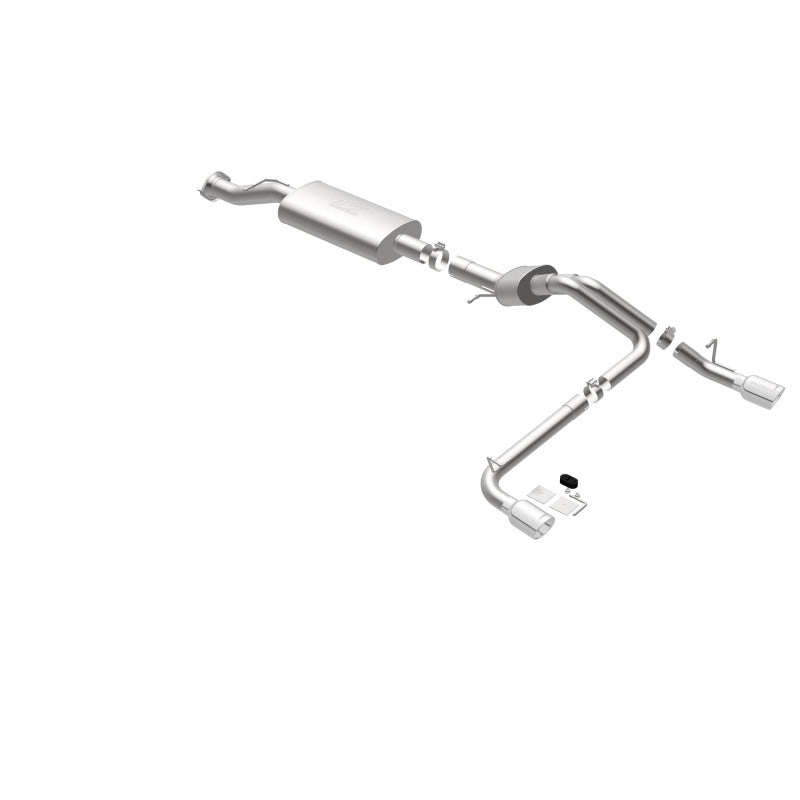MagnaFlow Sys C/B 07 GM Hummer H2 Split Rear exhaust system for offroad performance upgrades.