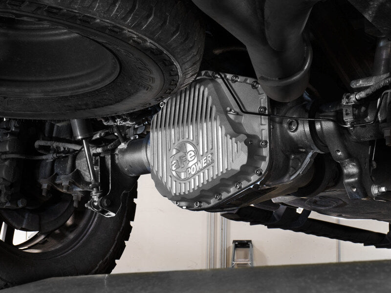 aFe POWER Street Series Rear Diff Cover Raw w/ Machined Fins Ford F-250/350 23-26 (Sterling 11.6) Secondary image