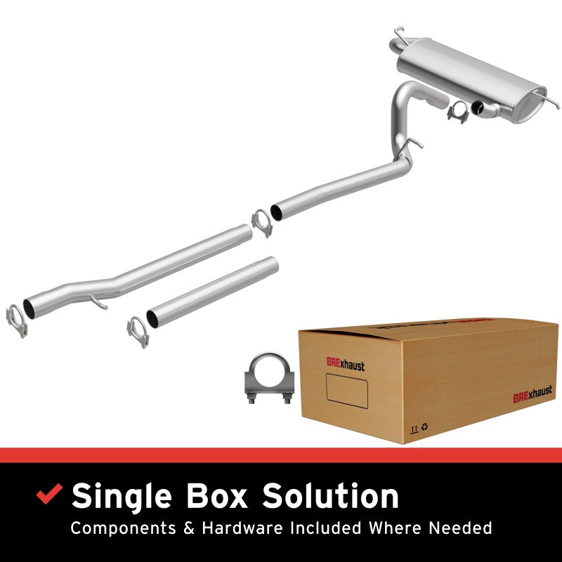 MagnaFlow BRE Exhaust Kit 07-11 Jeep Wrangler 3.8L with included components and hardware.
