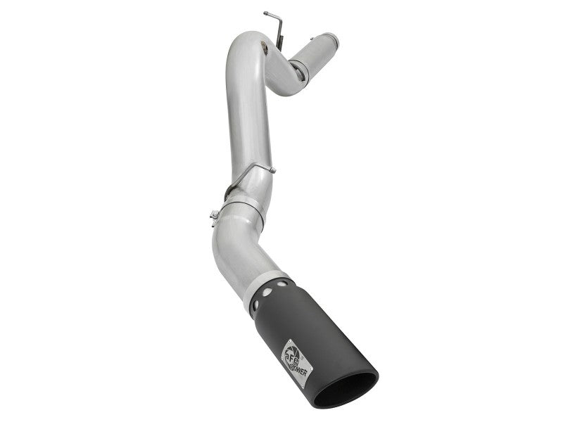aFe Atlas Exhaust 5in DPF-Back Aluminized Steel w/ Black Tips 16-17 GM Diesel Truck V8-6.6L (td) Secondary image