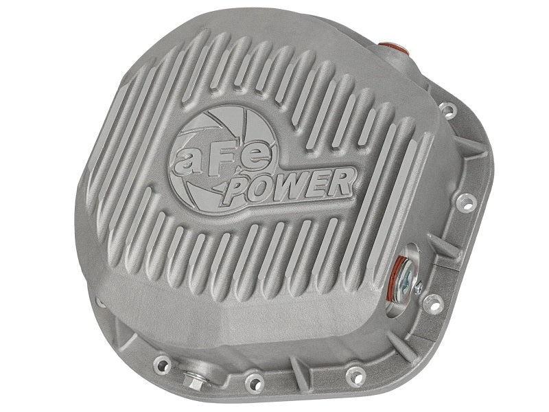 aFe Rear Differential Cover (Raw; Street Series); Ford Diesel Trucks 86-13 V8 (td) Secondary image