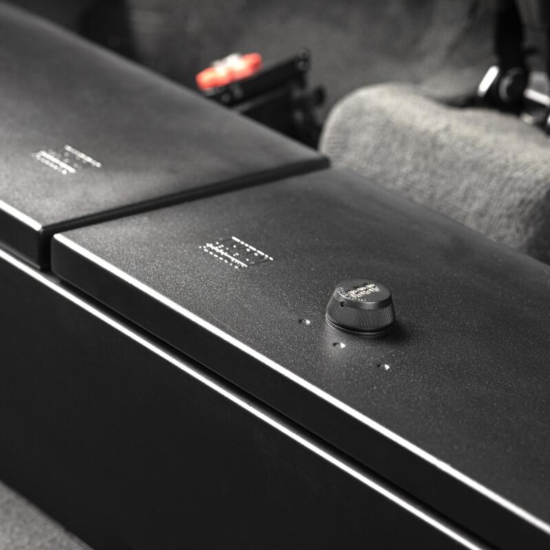 Tuffy Underseat Lockbox W/ Combo Lock For Chevrolet Silverado & Gmc Sierra Crew & Double Cab security features detail