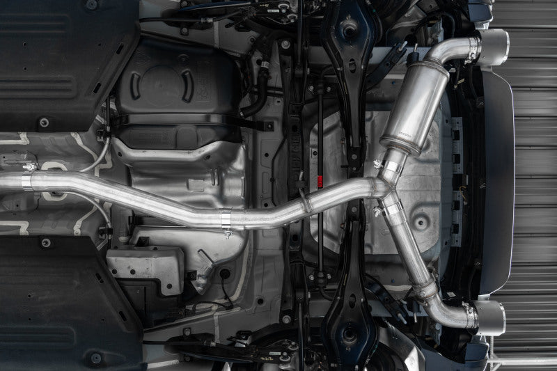MBRP 22-23 Hyundai Kona N 2.0L Turbo 3in Cat Back Dual Rear with Carbon Fiber Tips - T304 Secondary image